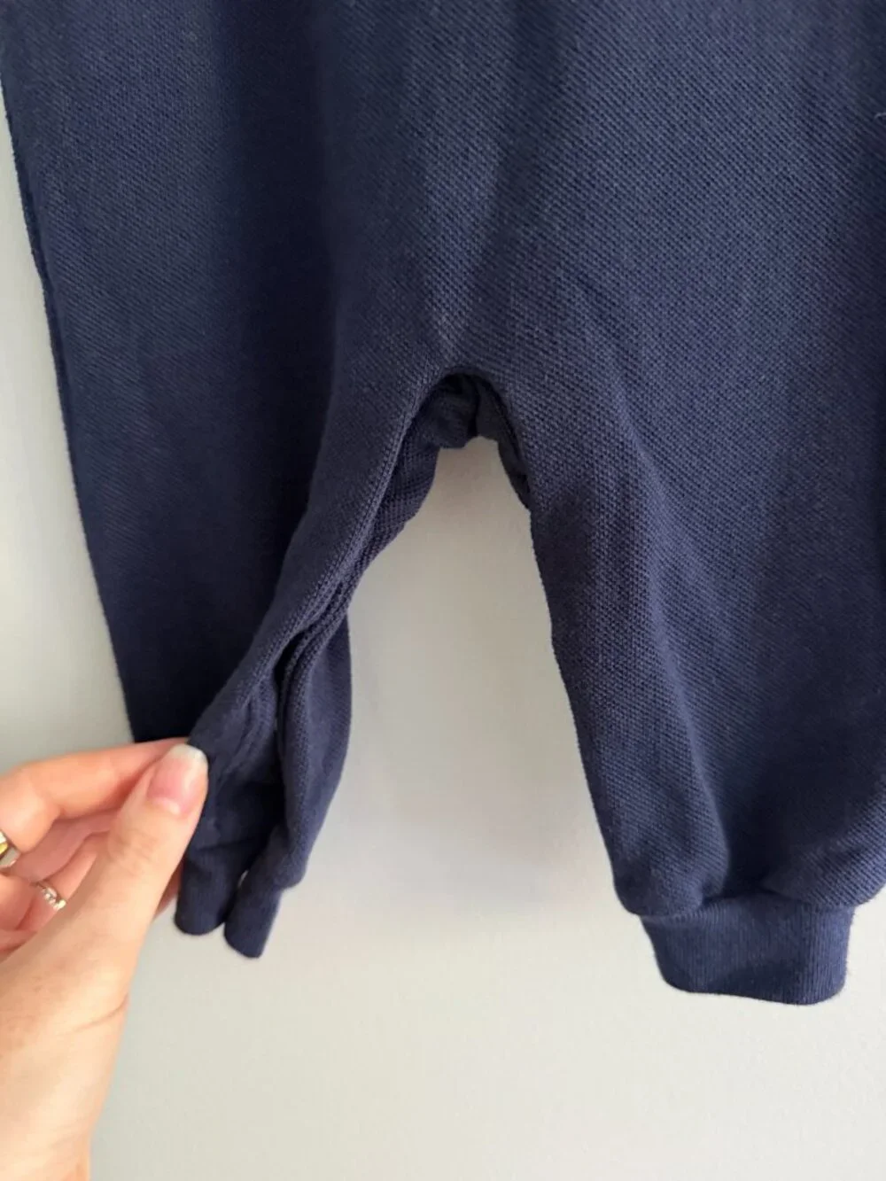 Ralph Lauren Baby Boys Rugby Romper Polo RL Long Sleeve 6M - Picture 4 of 5
